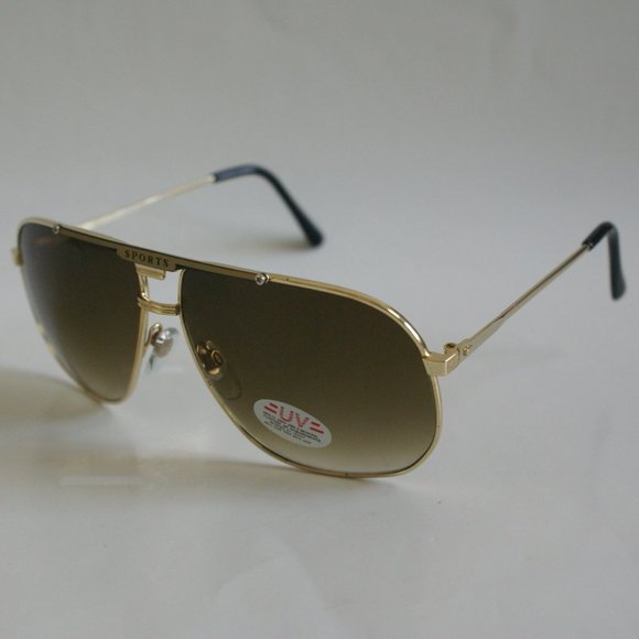 NWT TruVintage Classic"Sports"logo Navigator style gradient smoke lens Sunglass - Picture 3 of 5